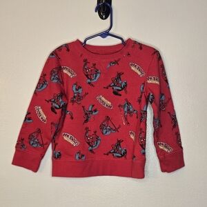 Jumping Beans Red Spiderman Crewneck Sweatshirt